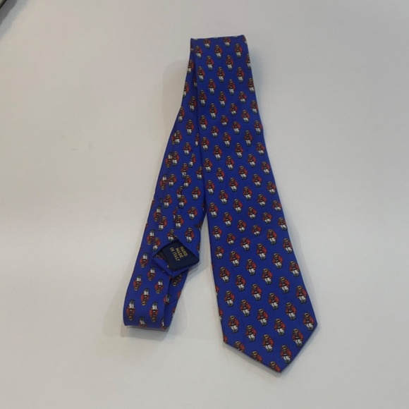 NWOT Vintage Limited Edition Boys Polo Ralph Lauren Silk Tie - Picture 2 of 8